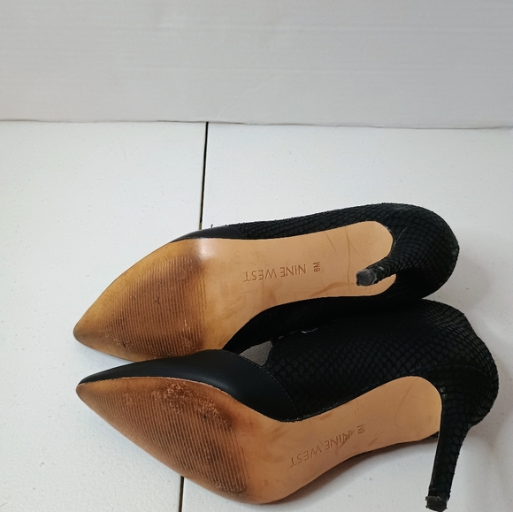 Nine West Tamber Pointy Toe Black Heels  Color: Black  Size: 6 - Picture 5 of 7